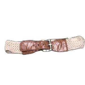 Brown and Tan Cinch Belt